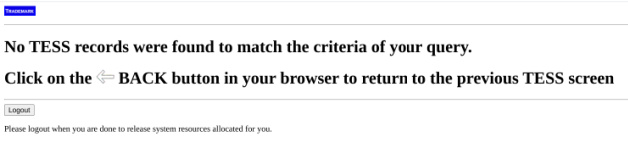 safe TESS search