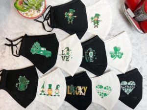 St. Patrick's Day Gift Ideas - St. Patrick’s Day Face Masks