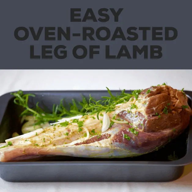 Easy Oven-Roasted Leg of Lamb Recipe 